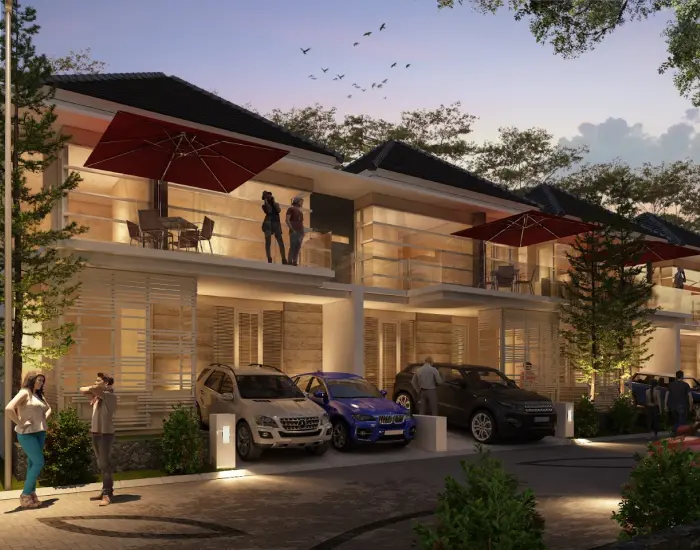 type wood villa elit batu the premiere at sartika