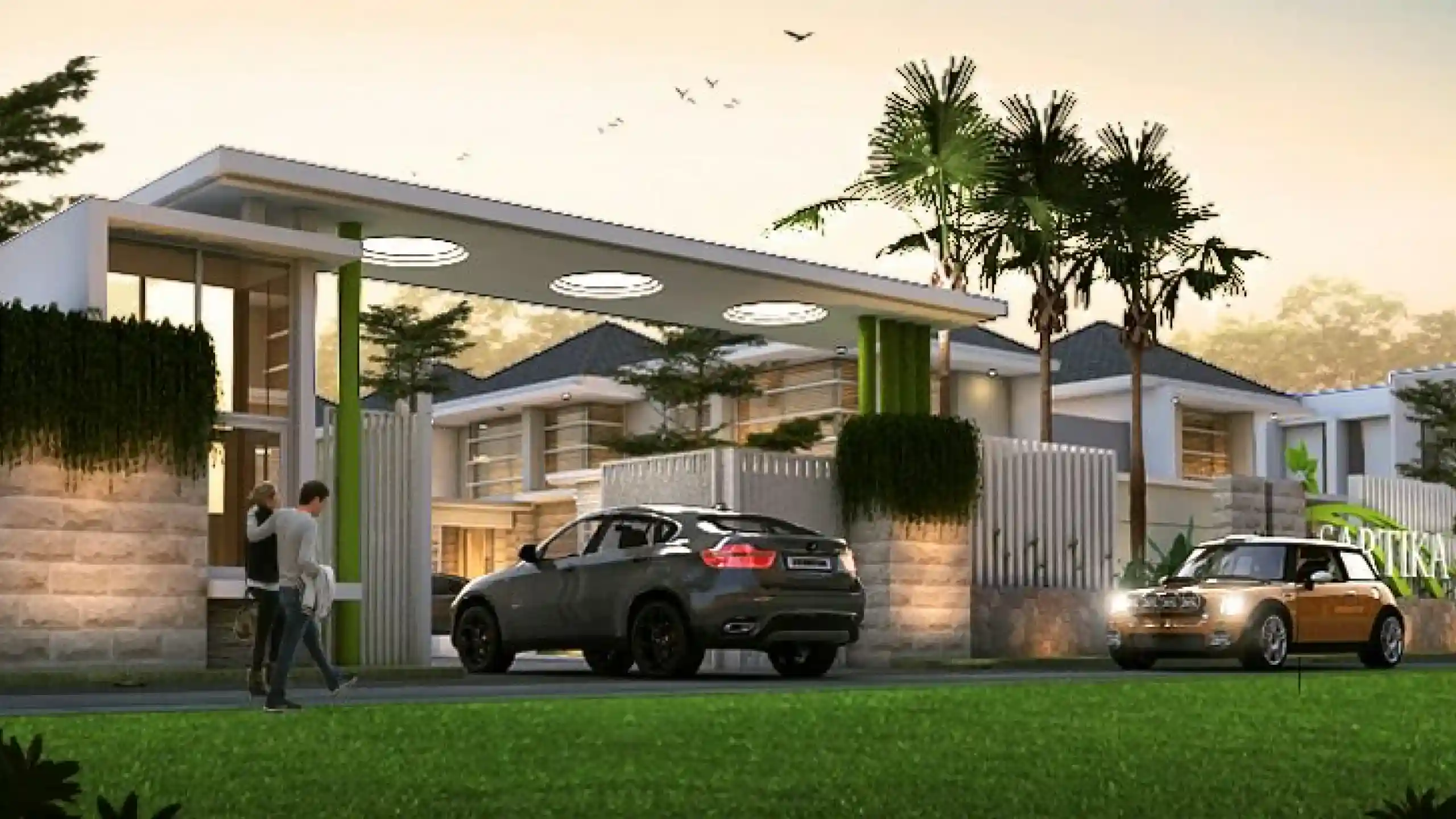 Gate Villa Mewah The Premiere at Satika Kota Batu