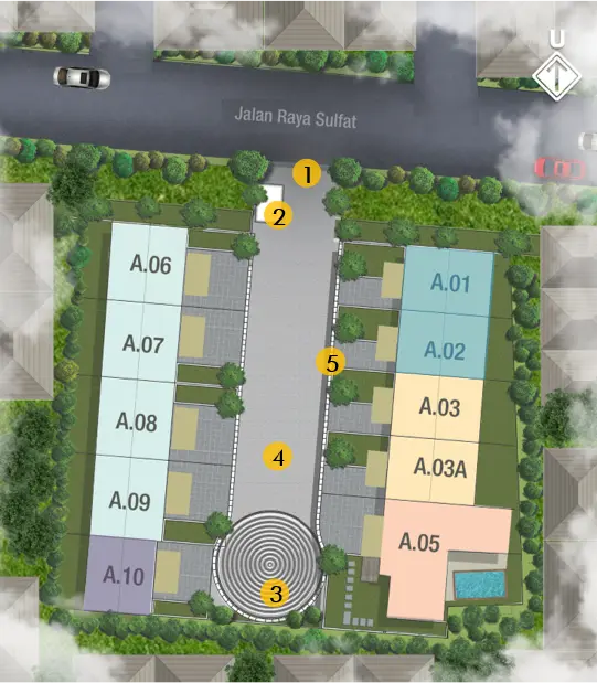 Siteplan Perumahan Elite The Premiere at Sulfat