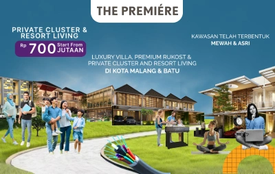 private cluster resort living villa rukost kota malang batu